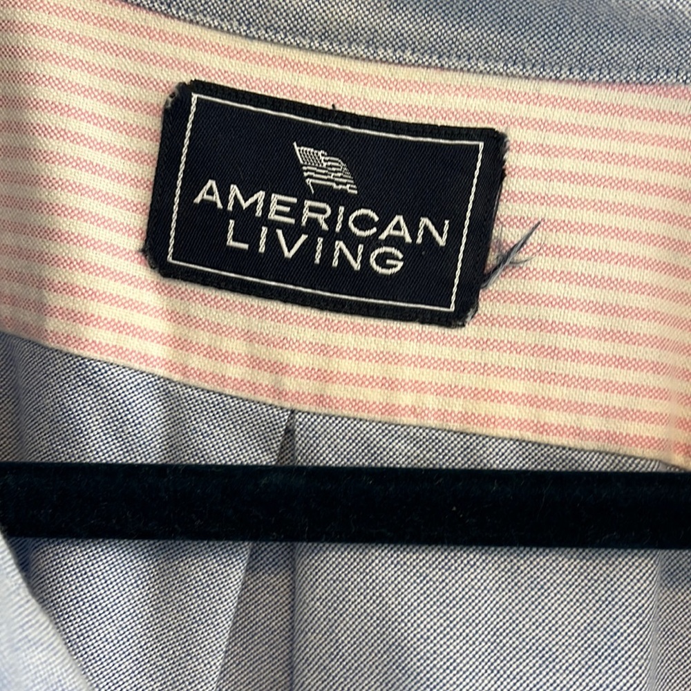 Gently used American living size large long sleeve dress shirt